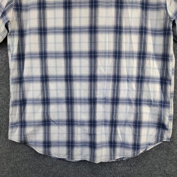 RK Brand Men's Western Snap Shirt Multi Large Short Sleeve Plaid Pockets - Picture 7 of 12